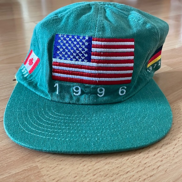 Deadstock 1996 Atlanta Olympics Reversible Ballcap Vintage - Picture 1 of 8